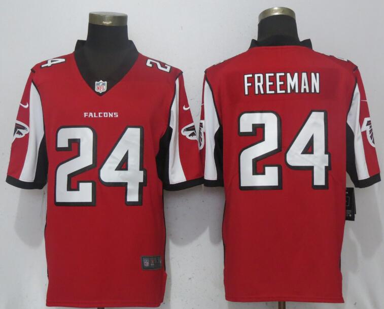 Men Atlanta Falcons #24 Freeman Red Nike Vapor Untouchable Limited Playe NFL Jerseys